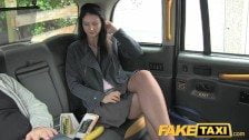 FakeTaxi Brunette exhibitionist