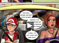 Sexy cómic de Pokemon con una morbosa y sexy Milf