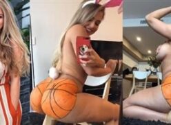 Jem Wolfie desnuda culo pintura baloncesto vídeo