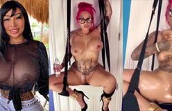 Brittanya Razavi desnuda atado hasta masturbándose porno vídeo!