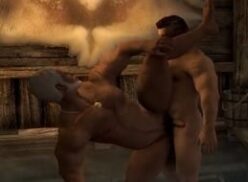 Contenido explícito del videojuego Skyrim de temática homosexual