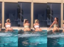 Carolina Samani desnuda culo twerking en piscina vídeo Leaked