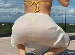 Bikini con tanga al aire libre de Bianca Taylor Onlyfans