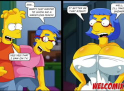 Bart Simpson Y Lisa Follando