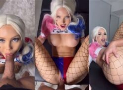 ScarlettKissesXO Harley Quinn Cosplay Sex Tape Video Leaked