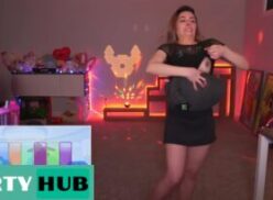 Alinity Pezón resbalón accidental Twitch Streamer Vídeo