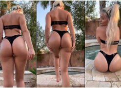 Jenna Twitch Negro Bikini Tanga Rub Onlyfans Vídeo Leaked