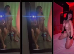 Nalgalia, una popular influencer en TikTok, disfrutando de un momento en la cabaña