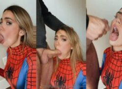 Olivia Mae chica araña Deepthroat vídeo Onlyfans Leaked