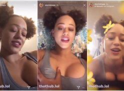 Stormi Maya insta historia Teobs Tease vídeo Leaked