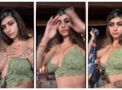 Mia Khalifa Desnudo Chimenea Striptease Onlyfans Video Leak