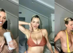 Lindsey Pelas Desnudos Fishnet Livestream Vídeo Leaked