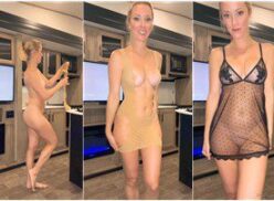 Vestidos Escarpados de Vicky Stark Pruébate Onlyfans Video Leaked