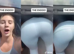 Babyygirllfinee twerking en el coche Tiktok Video