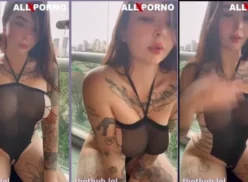 Jessica Beppler Deslumbrante en Lencería Negra