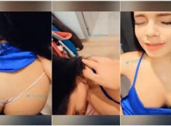 Marta Maria Santos vestido azul Sextape vídeo Leaked