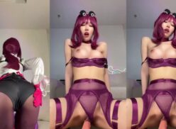 Meriol chan Leaks Kafka Cosplay Dildo Fuck Fansly Video