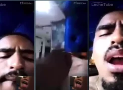 Chiquito masturbandose durante una videollamada