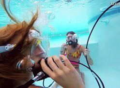 Underwater castle of tickling