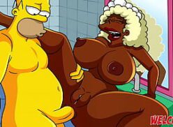 Cartoon Big dick fucking big girls Simpsons sex