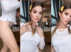 A Amanda Cerny se le filtró un vídeo en bragas haciendo un striptease el OnlyFans