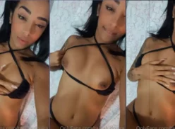 Tainá Ludovica se volvió viral en internet mostrando sus senos con expresión provocativa